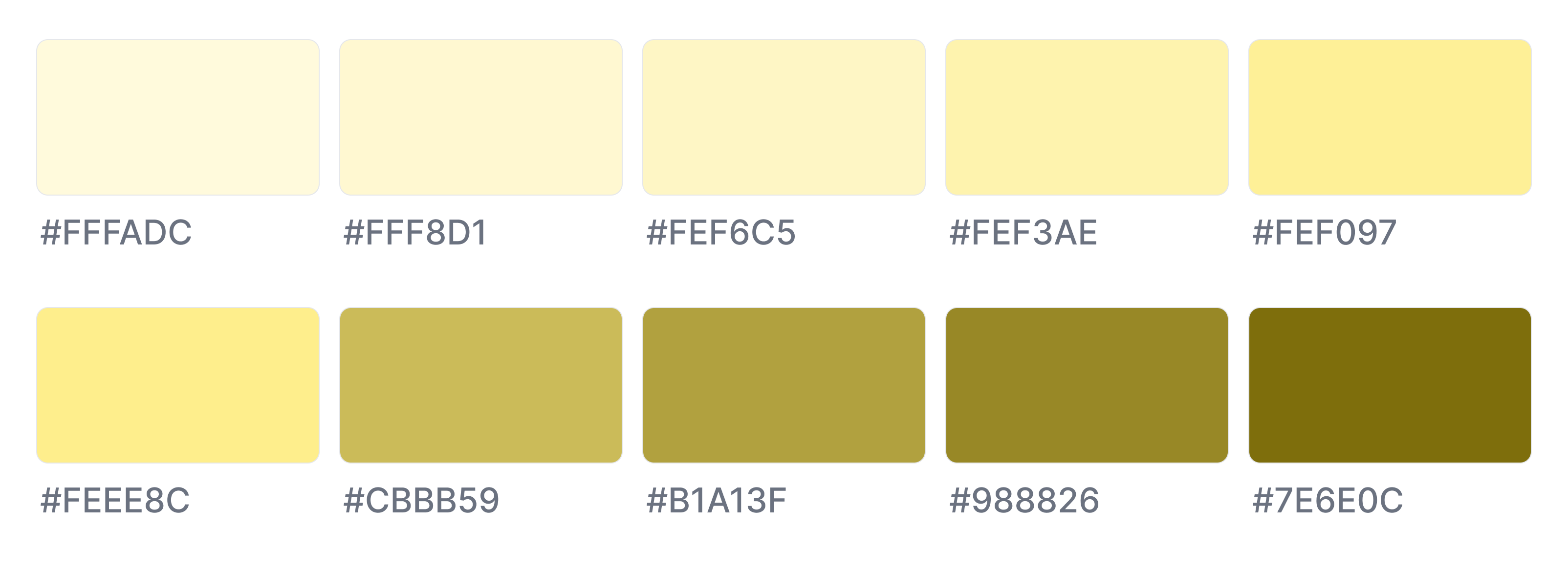 Journeal app secondary color palette